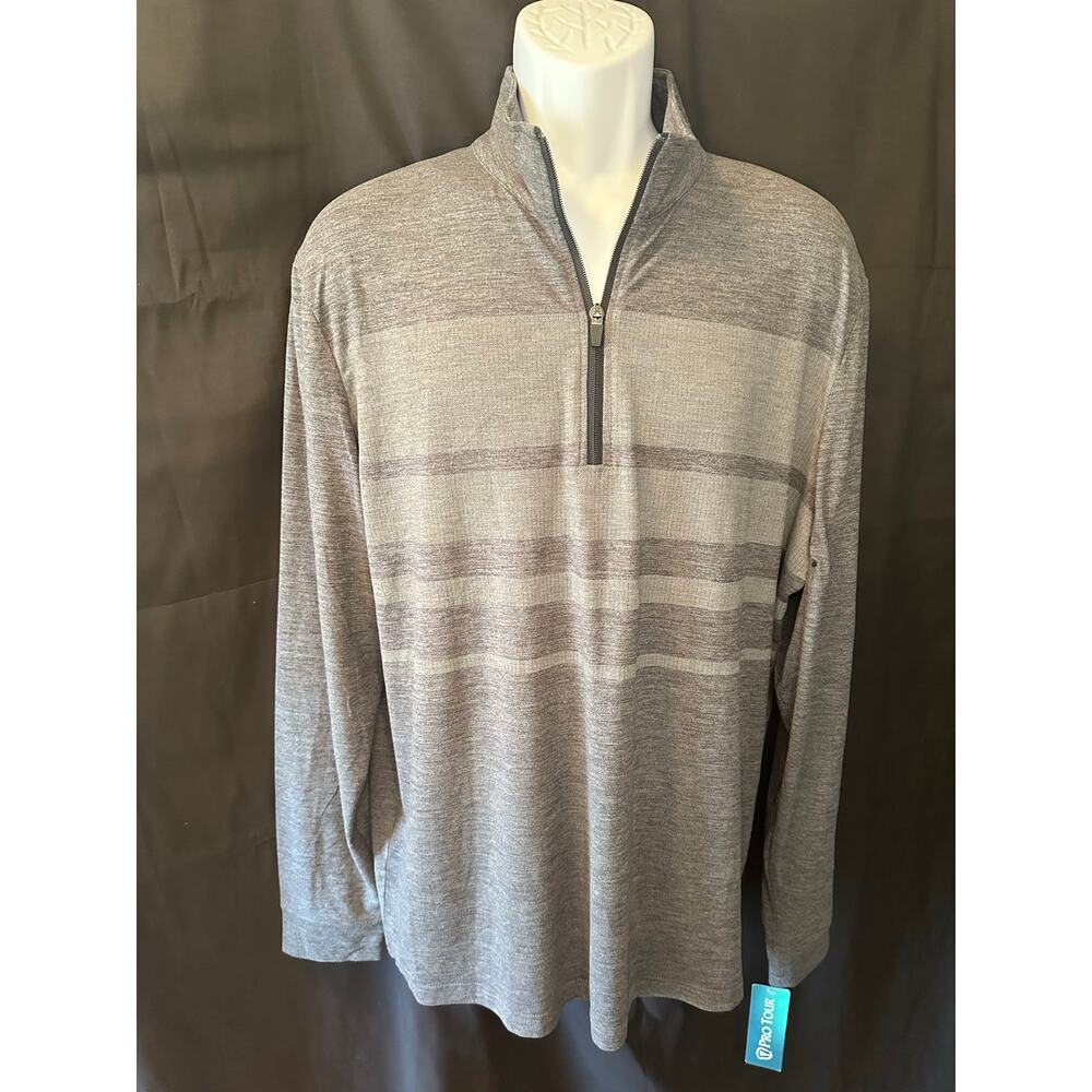 PRO TOUR Men's Performance Golf 1/4 Zip Pullover NWT Lg